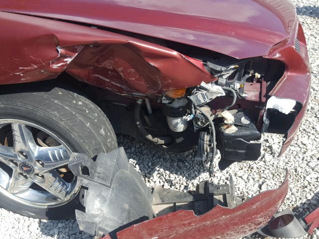 1G2NF52E23C231340 - 2003 PONTIAC GRAND AM S Tünd qırmızı foto 9