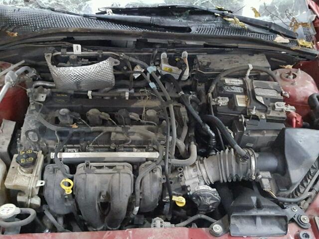 1FAHP36N59W194950 - 2009 FORD FOCUS SES RED photo 7