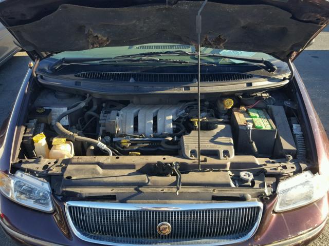 1C4GP64L7TB432644 - 1996 CHRYSLER TOWN & COU MAROON photo 7