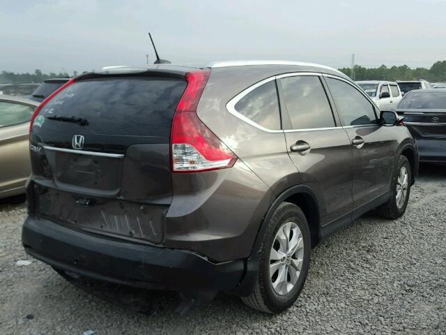 2HKRM3H74EH539147 - 2014 HONDA CR-V EXL GRAY photo 4