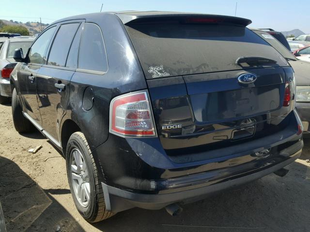 2FMDK36C38BB02140 - 2008 FORD EDGE SE BLUE photo 3