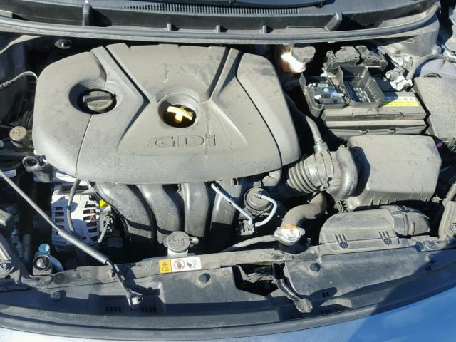 KMHD35LH3GU291504 - 2016 HYUNDAI ELANTRA GT GRAY photo 7