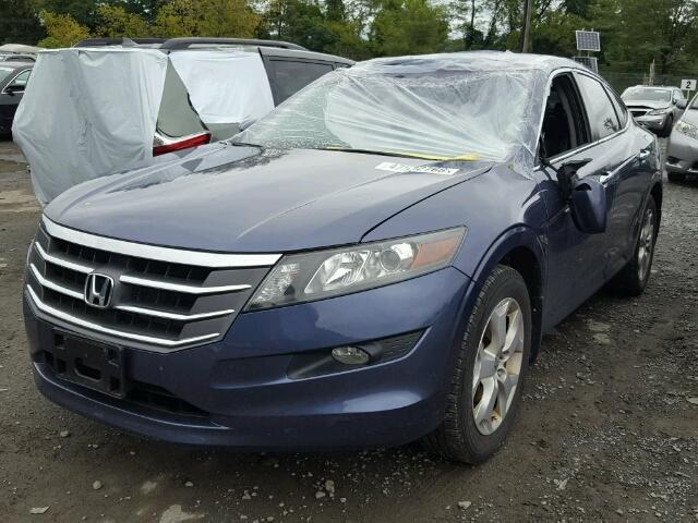 5J6TF2H59CL005718 - 2012 HONDA CROSSTOUR BLUE photo 2