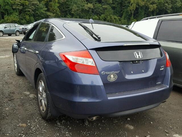 5J6TF2H59CL005718 - 2012 HONDA CROSSTOUR BLUE photo 3