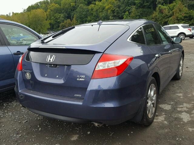 5J6TF2H59CL005718 - 2012 HONDA CROSSTOUR BLUE photo 4