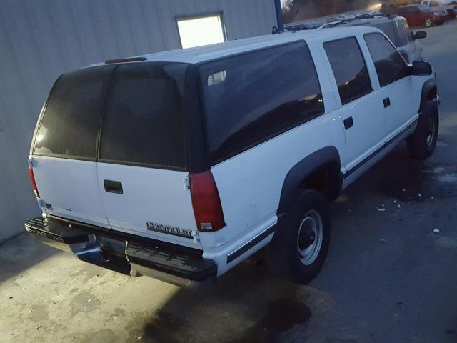 3GCGK26R8VG140228 - 1997 CHEVROLET SUBURBAN K WHITE photo 4