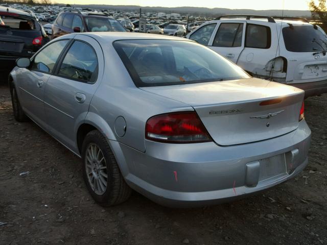 1C3EL46X84N347517 - 2004 CHRYSLER SEBRING LX SILVER photo 3