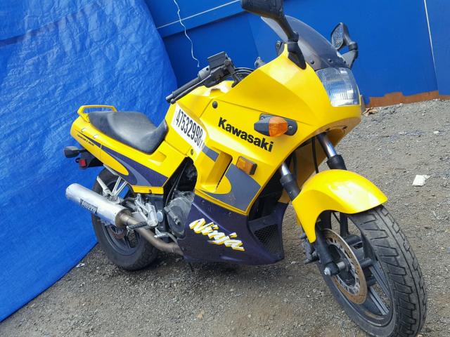 JKAEXMF151A079017 - 2001 KAWASAKI EX250 F YELLOW photo 1