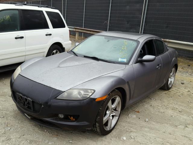 JM1FE17N740123576 - 2004 MAZDA RX8 GRAY photo 2