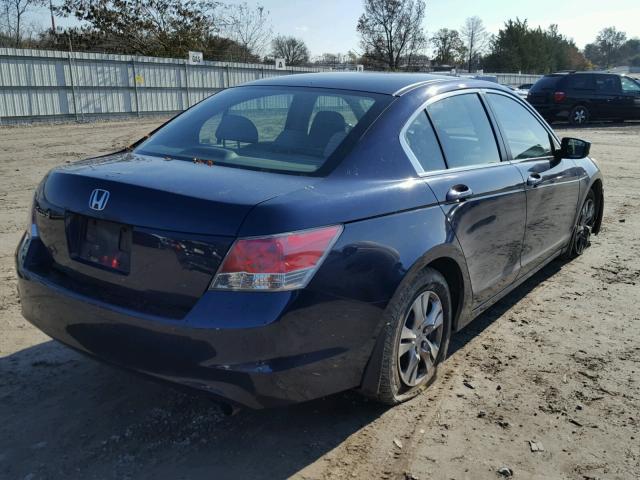 1HGCP264X8A130647 - 2008 HONDA ACCORD LXP BLUE photo 4