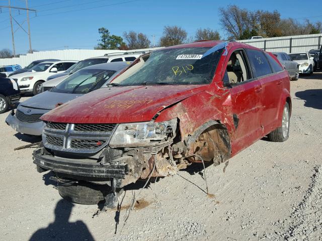 3C4PDCBB9FT516954 - 2015 DODGE JOURNEY SX RED photo 2