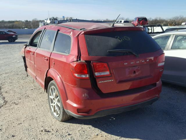 3C4PDCBB9FT516954 - 2015 DODGE JOURNEY SX RED photo 3