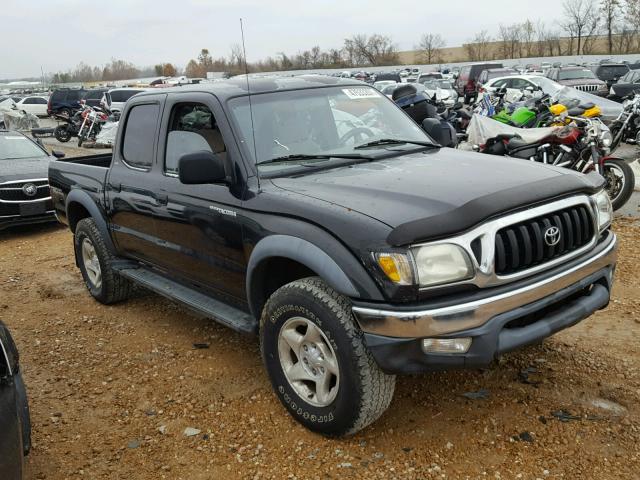 5TEHN72N71Z806179 - 2001 TOYOTA TACOMA BLACK photo 1