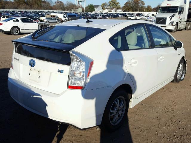 JTDKN3DU3A5012642 - 2010 TOYOTA PRIUS 白色 照片 4