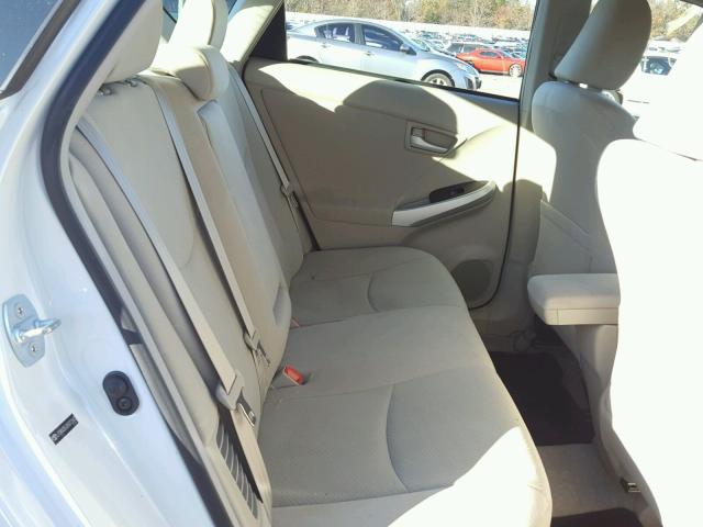 JTDKN3DU3A5012642 - 2010 TOYOTA PRIUS 白色 照片 6