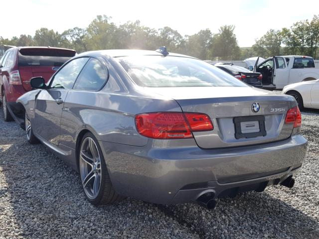 WBAKG1C59BE362994 - 2011 BMW 335 IS GRAY photo 3