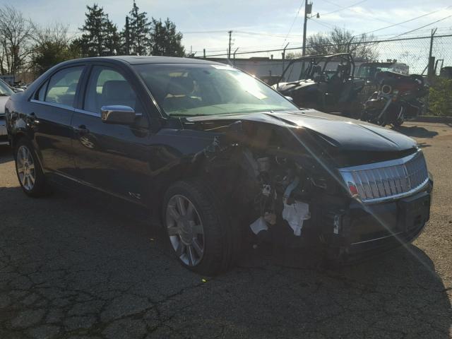 3LNHM26TX8R607972 - 2008 LINCOLN MKZ BLACK photo 1