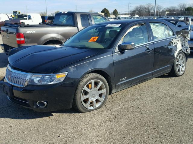 3LNHM26TX8R607972 - 2008 LINCOLN MKZ BLACK photo 2