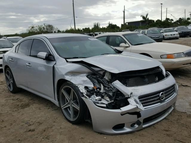 1N4AA5AP2AC862197 - 2010 NISSAN MAXIMA S SILVER photo 1