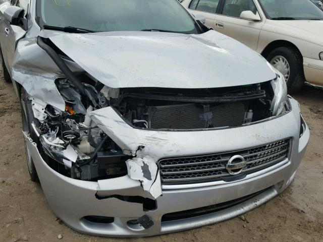 1N4AA5AP2AC862197 - 2010 NISSAN MAXIMA S SILVER photo 9