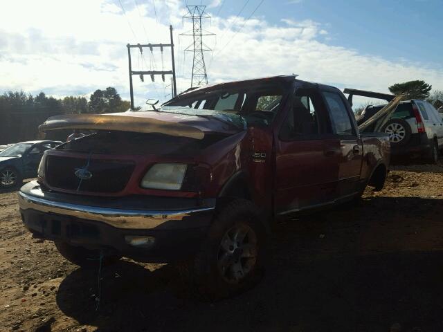 1FTRW08L32KC10894 - 2002 FORD F150 SUPER BURGUNDY photo 9