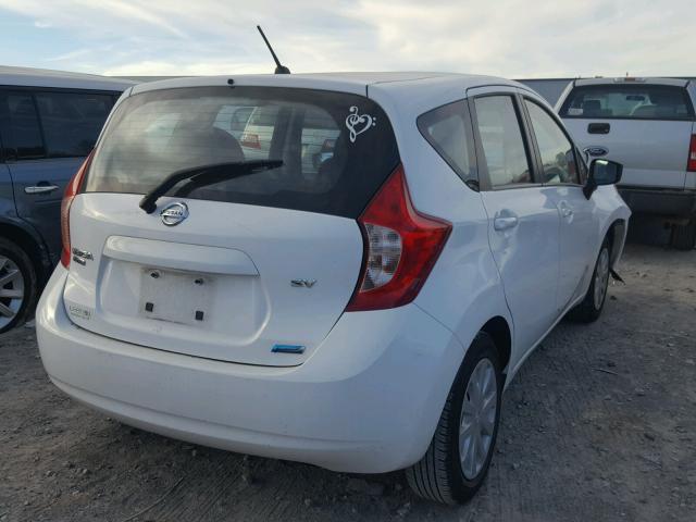 3N1CE2CP9FL404321 - 2015 NISSAN VERSA NOTE WHITE photo 4