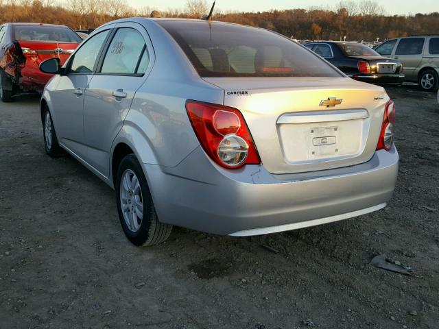 1G1JA5SH2C4118249 - 2012 CHEVROLET SONIC LS 银色 照片 3
