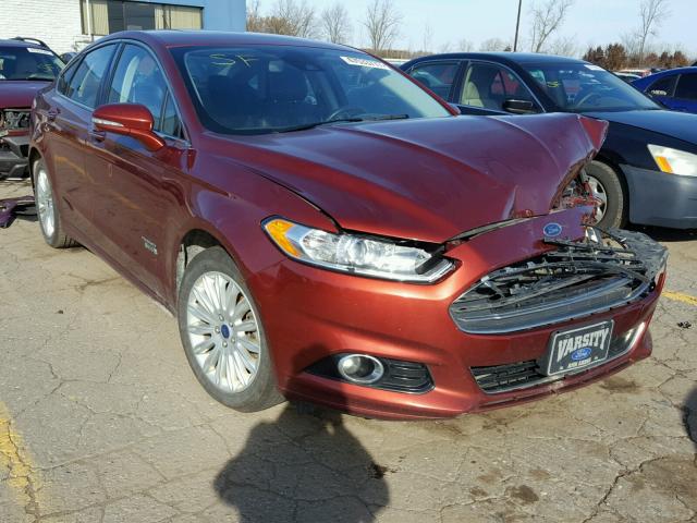 3FA6P0SUXER102280 - 2014 FORD FUSION TIT RED photo 1