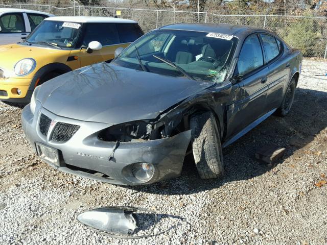 2G2WP552481122345 - 2008 PONTIAC GRAND PRIX GRAY photo 2