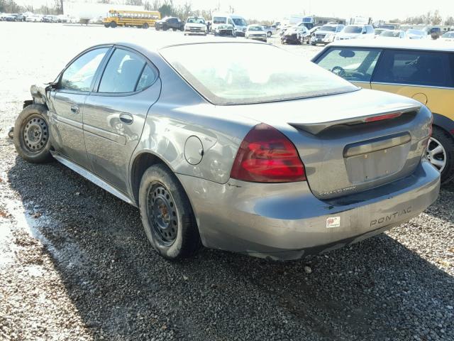 2G2WP552481122345 - 2008 PONTIAC GRAND PRIX GRAY photo 3