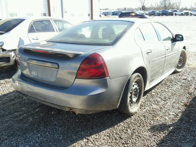2G2WP552481122345 - 2008 PONTIAC GRAND PRIX GRAY photo 4
