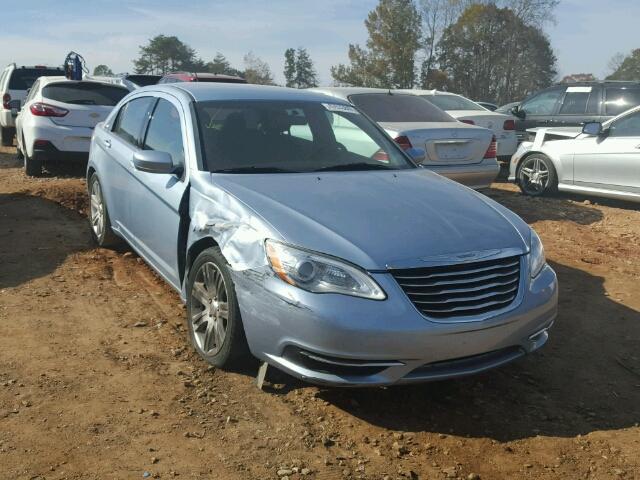 1C3CCBAB3CN318402 - 2012 CHRYSLER 200 LX BLUE photo 1