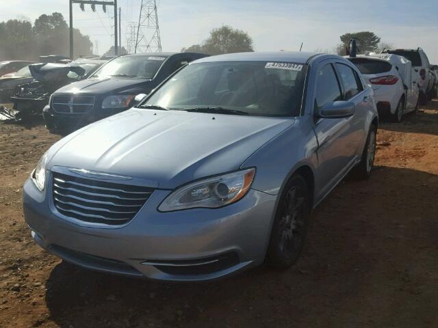 1C3CCBAB3CN318402 - 2012 CHRYSLER 200 LX BLUE photo 2