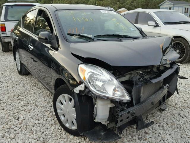 3N1CN7AP1EK453923 - 2014 NISSAN VERSA S BLACK photo 1