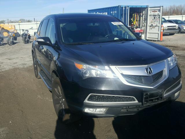 2HNYD2H54AH522995 - 2010 ACURA MDX ADVANC BLACK photo 1