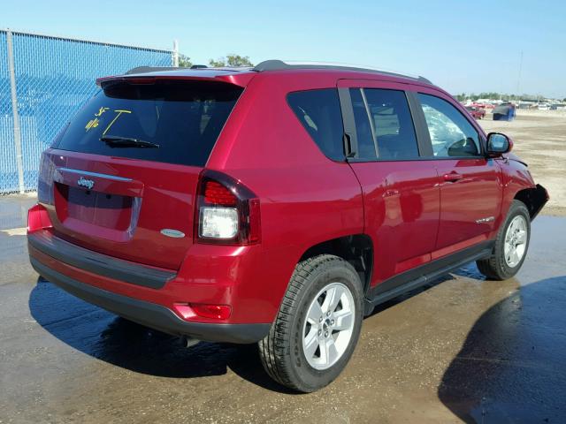 1C4NJCEB1GD732252 - 2016 JEEP COMPASS LA RED photo 4