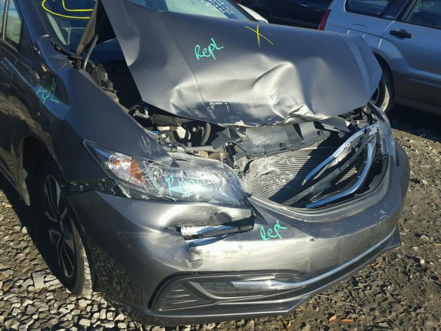 2HGFB2F82DH501195 - 2013 HONDA CIVIC EX GRAY photo 7