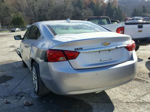 1G11Y5SLXEU117045 - 2014 CHEVROLET IMPALA LS SILVER photo 3