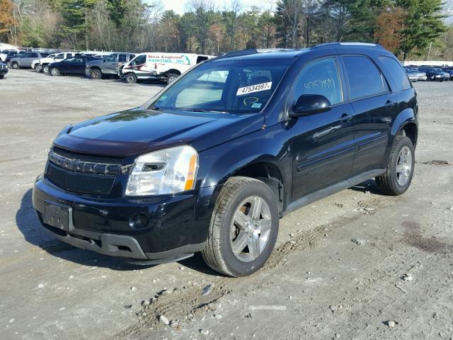 2CNDL33F286017701 - 2008 CHEVROLET EQUINOX LT BLACK photo 2