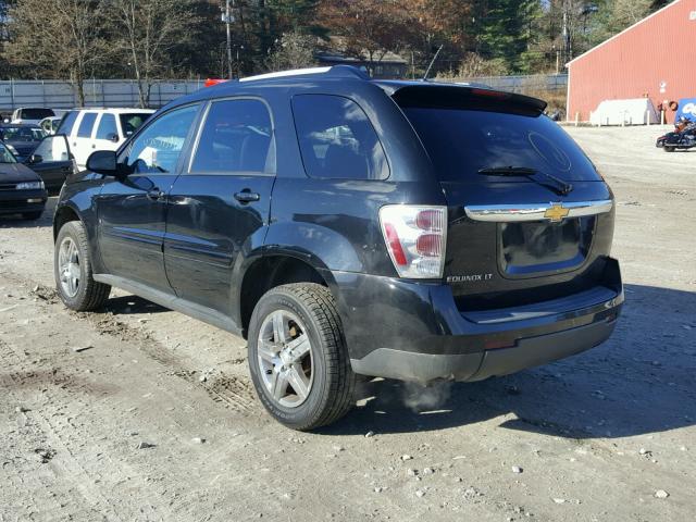 2CNDL33F286017701 - 2008 CHEVROLET EQUINOX LT BLACK photo 3