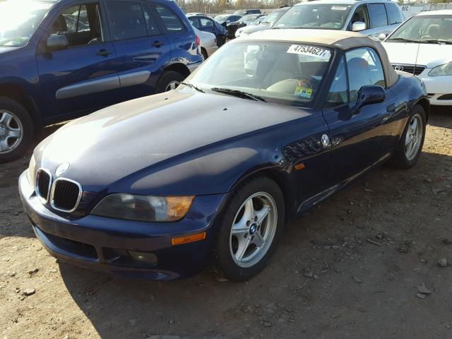 4USCH7329VLE01674 - 1997 BMW Z3 1.9 BLUE photo 2
