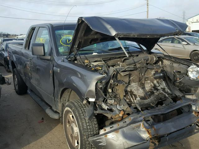 1FTRX14W64NB97451 - 2004 FORD F150 GRAY photo 1