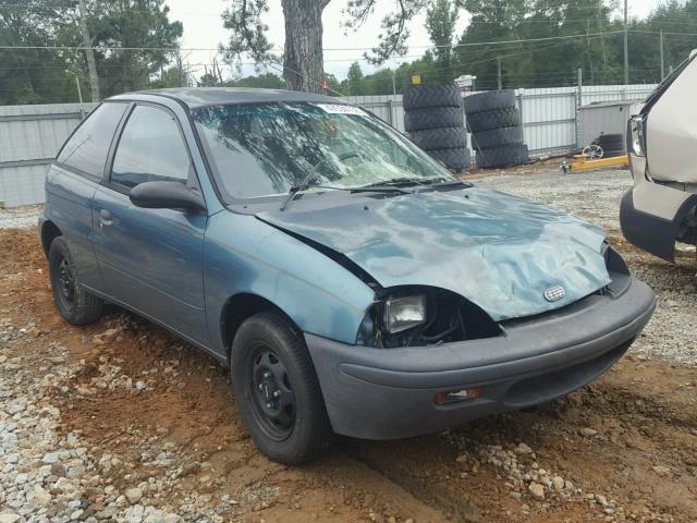 2C1MR226XT6740152 - 1996 GEO METRO BASE GREEN photo 1