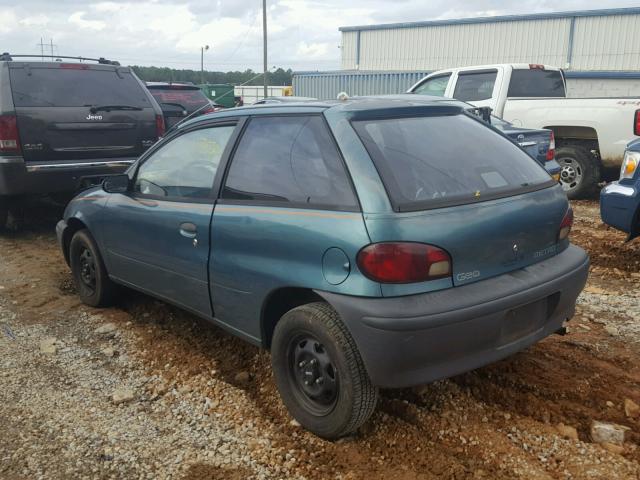 2C1MR226XT6740152 - 1996 GEO METRO BASE GREEN photo 3