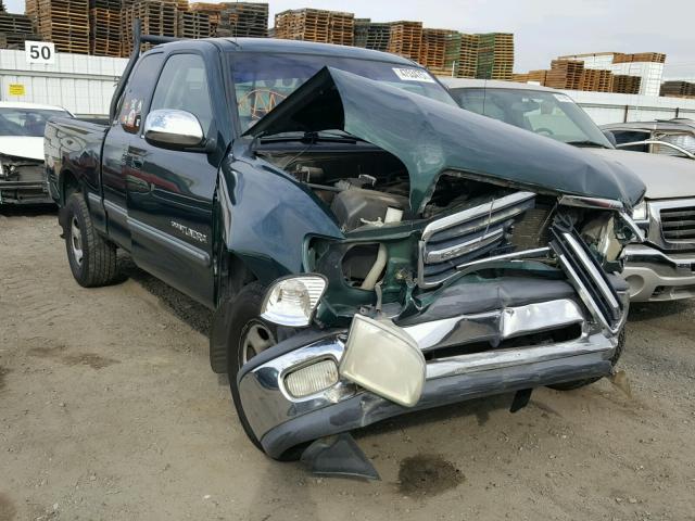 5TBRN3416YS116267 - 2000 TOYOTA TUNDRA ACC GREEN photo 1