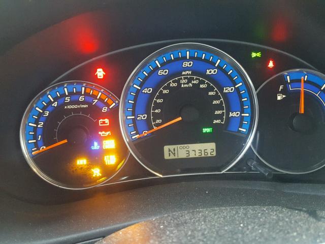 JF2SH63669H766772 - 2009 SUBARU FORESTER 2 SILVER photo 8