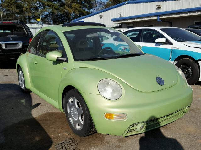 3VWCP21CX1M455432 - 2001 VOLKSWAGEN NEW BEETLE GREEN photo 1