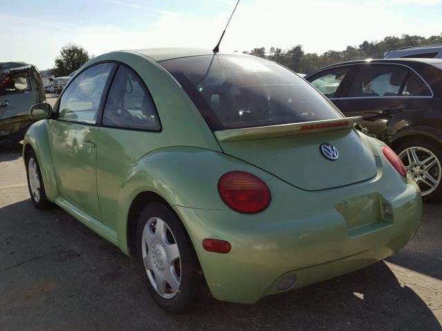 3VWCP21CX1M455432 - 2001 VOLKSWAGEN NEW BEETLE GREEN photo 3