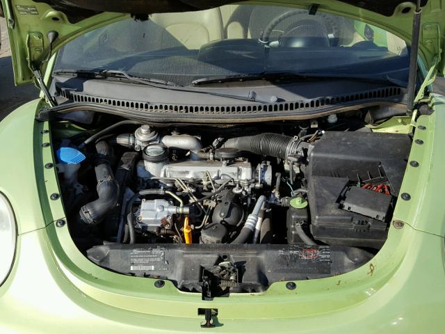 3VWCP21CX1M455432 - 2001 VOLKSWAGEN NEW BEETLE GREEN photo 7