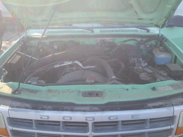 1B7GG26X1TS669719 - 1996 DODGE DAKOTA GREEN photo 7